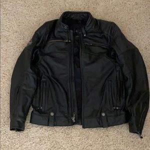 Leather Harley Davidson biker jacket